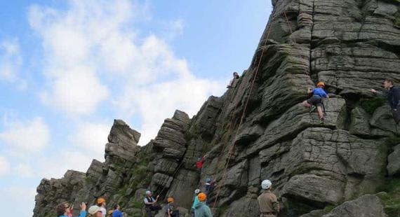 Introduction to Climbing at Windgather Rocks - One