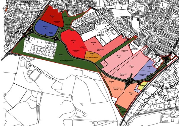 A map showing the phases of the proposed scheme