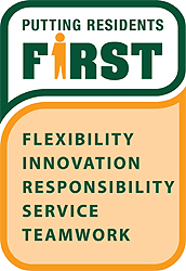 Putting residents first logo Putting residents first logo