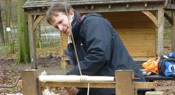 Bodging and green woodworking demonstration