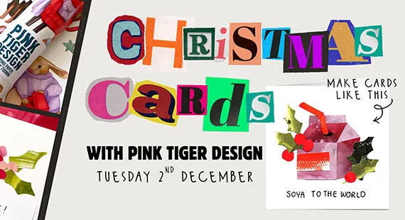 Card Making with Pink Tiger Design