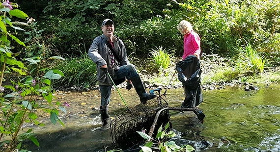 River Clean Up and volunteering day