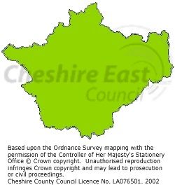 A map of Cheshire's boundaries 1974-1998