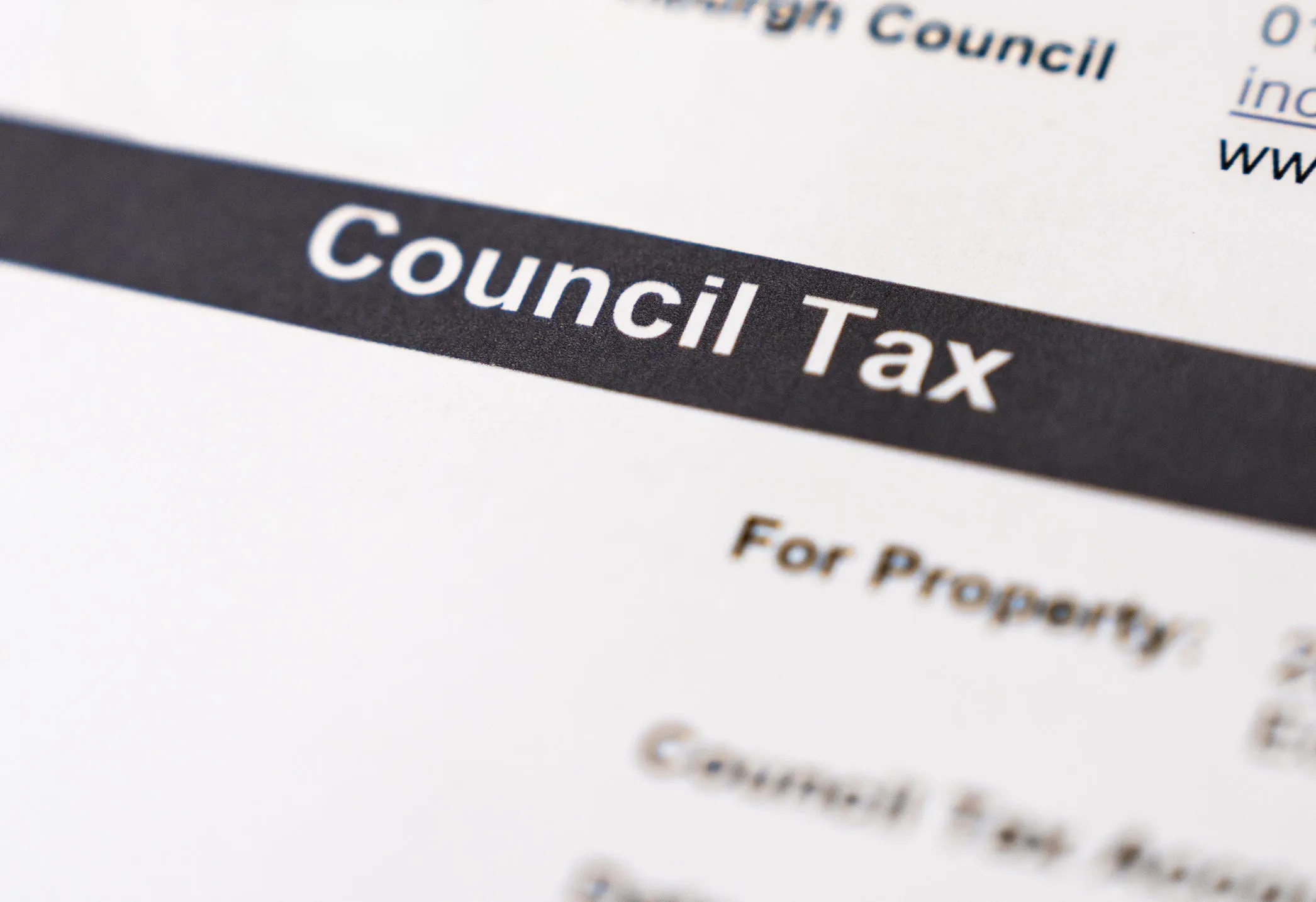 A picture of a generic Council Tax bill.