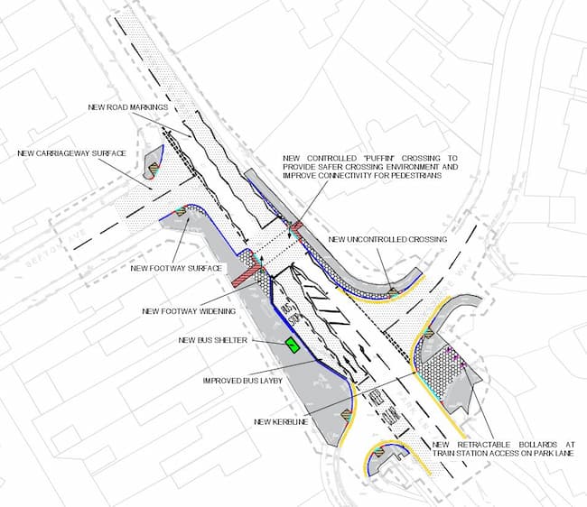 A527 Park Lane Ayrshire Way Sefton Ave, Congleton - General Arrangement