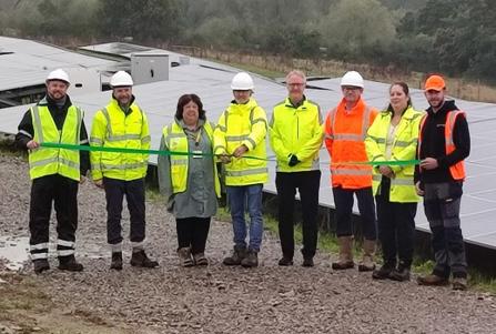 Leighton solar farm official opening