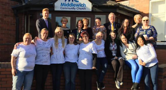 Cheshire East Council staff, service users and partner agencies join together