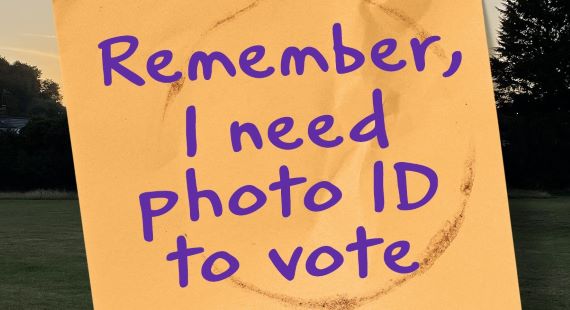 29/04/2024 - Don't lose face – remember your voter photo ID on Thursday 2 May