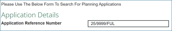 Planning application help